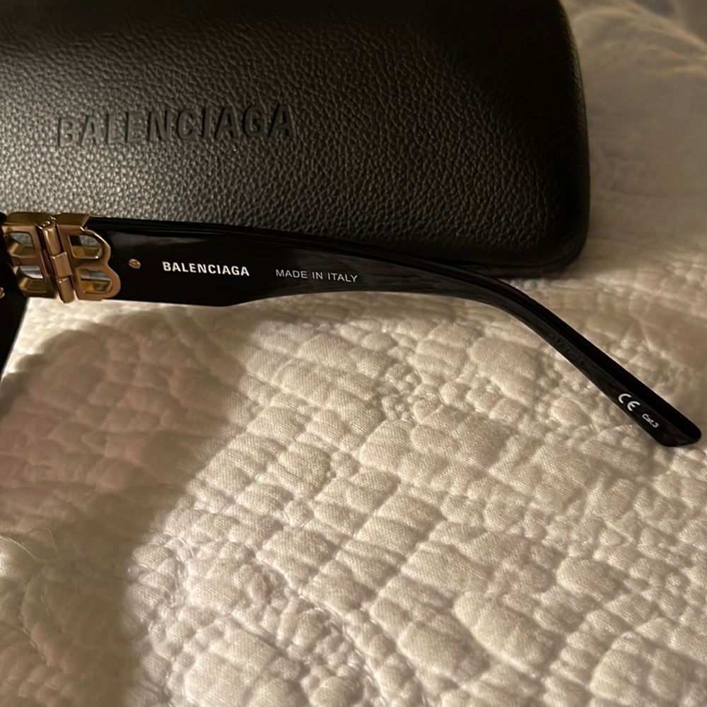 Balenciaga D Frame Dynasty Sunglasses Black Brand New 100% Authentic - Picture 14 of 16